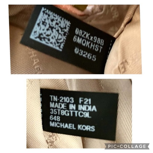 Michael Kors purse & wallet Jet Set Travel Item chain Crossbody bag leather - Picture 8 of 12